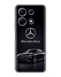 Чехол для Infinix Note 30 с картинкой «Mercedes — решетка радиатора»