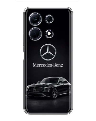 Чехол для Infinix Note 30 с картинкой «Mercedes — решетка радиатора»