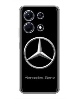 Чехол для Infinix Note 30 с картинкой «Mercedes Silver Logo»