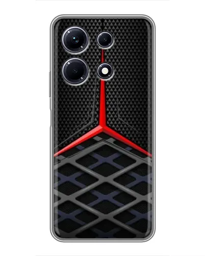 Чехол для Infinix Note 30 с картинкой «Mercedes Carbon Grid»