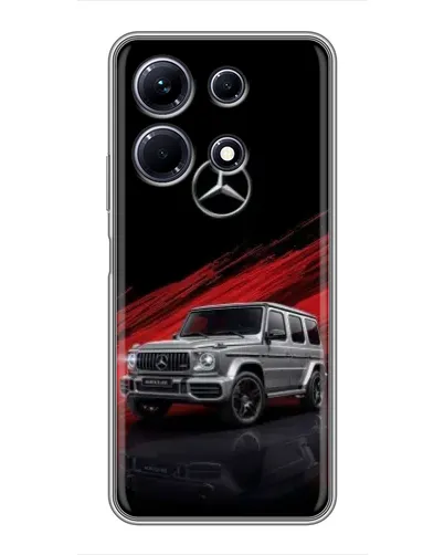 Чехол для Infinix Note 30 с картинкой «Mercedes G-Class красный»
