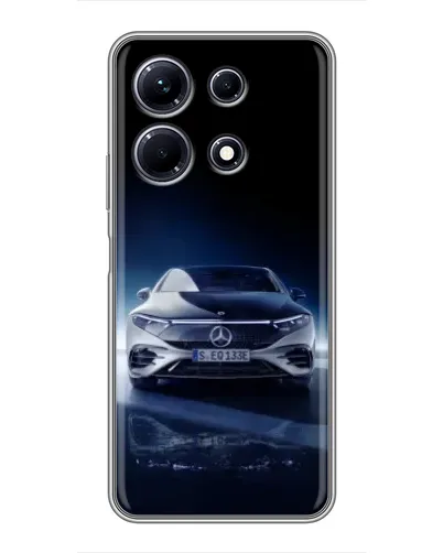 Чехол для Infinix Note 30 с картинкой «Ночной Mercedes EQ»