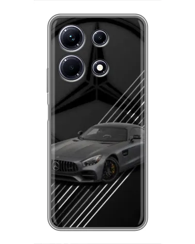 Чехол для Infinix Note 30 с картинкой «Mercedes AMG — графика»
