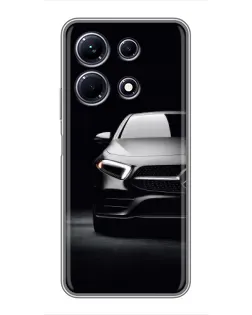 Чехол для Infinix Note 30 с картинкой «Свет фар Mercedes»