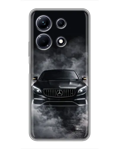 Чехол для Infinix Note 30 с картинкой «Mercedes в дыму»