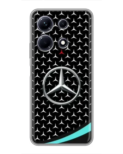 Чехол для Infinix Note 30 с картинкой «Mercedes — бирюзовый акцент»