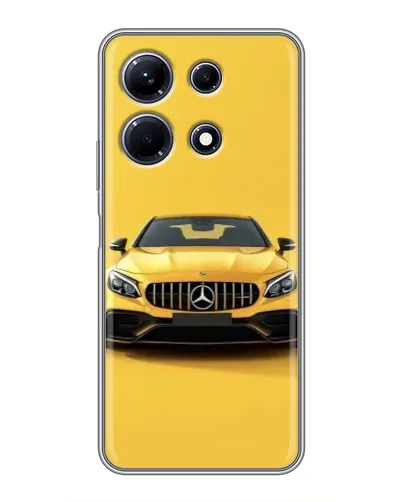 Чехол для Infinix Note 30 с картинкой «Желтый Mercedes GT»