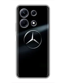 Чохол для Infinix Note 30 з картинкою «Mercedes на металі» Чохол для Infinix Note 30 з картинкою «Mercedes на металі»