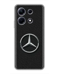 Чохол для Infinix Note 30 з картинкою «Карбоновий Mercedes стиль» Чохол для Infinix Note 30 з картинкою «Карбоновий Mercedes стиль»