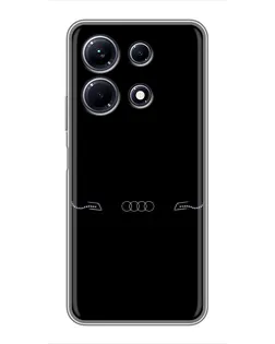 Чехол для Infinix Note 30 с картинкой «Audi — световой подпись»