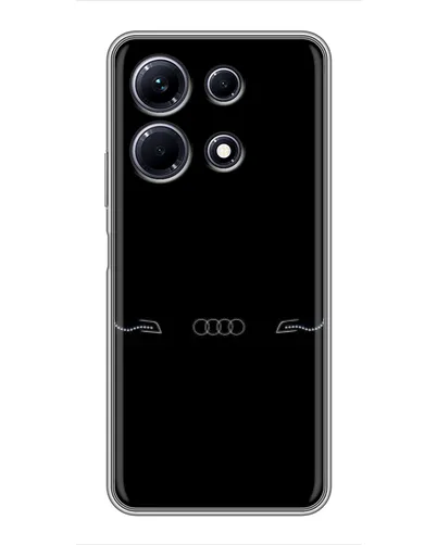 Чехол для Infinix Note 30 с картинкой «Audi — световой подпись»