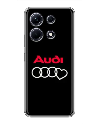Чехол для Infinix Note 30 с картинкой «Логотип Audi Heart»