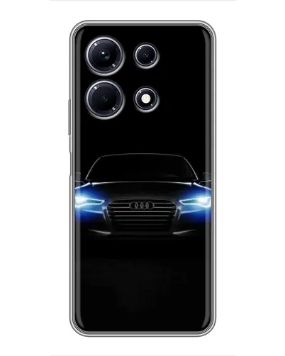 Чехол для Infinix Note 30 с картинкой «Audi в неоне»