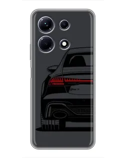 Чехол для Infinix Note 30 с картинкой «Задняя часть Audi — арт»