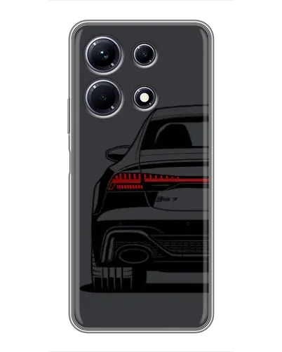 Чехол для Infinix Note 30 с картинкой «Задняя часть Audi — арт»