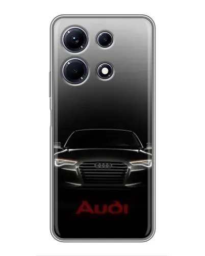 Чехол для Infinix Note 30 с картинкой «Audi — градиентный контур»