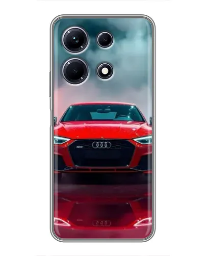 Чехол для Infinix Note 30 с картинкой «Audi RS — красный стиль»