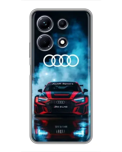 Чехол для Infinix Note 30 с картинкой «Audi Sport — неон»