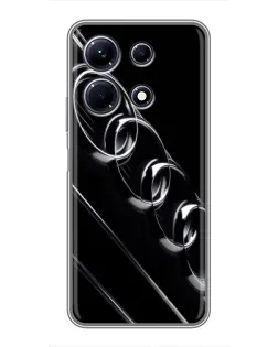 Чехол для Infinix Note 30 с картинкой «Audi — абстрактные кольца»