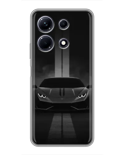 Чехол для Infinix Note 30 с картинкой «Lamborghini симметрия дорог»