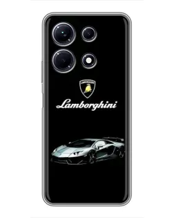 Чехол для Infinix Note 30 с картинкой «Логотип Lamborghini классика»