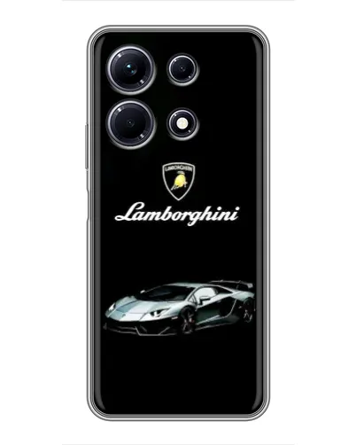 Чехол для Infinix Note 30 с картинкой «Логотип Lamborghini классика»