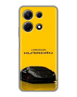 Чехол для Infinix Note 30 с картинкой «Lamborghini Huracan черный»