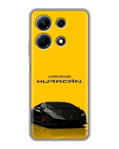 Чехол для Infinix Note 30 с картинкой «Lamborghini Huracan черный»