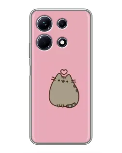 Чехол для Infinix Note 30 с картинкой «Pusheen сердце»