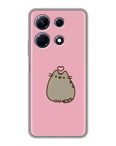 Чехол для Infinix Note 30 с картинкой «Pusheen сердце»