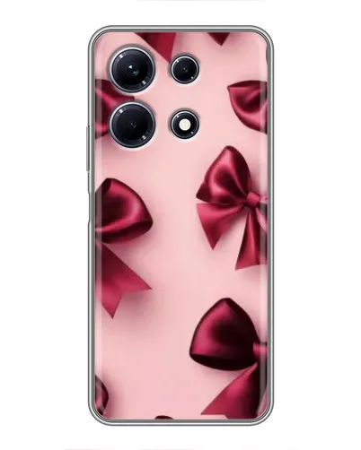 Чехол для Infinix Note 30 с картинкой «Бордовый атлас»