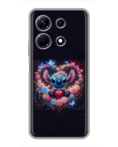 Чехол для Infinix Note 30 с картинкой «Stitch в цветах» Чехол для Infinix Note 30 с картинкой «Stitch в цветах»