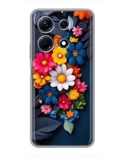 Чехол для Infinix Note 30 с картинкой «Цветочная феерия»