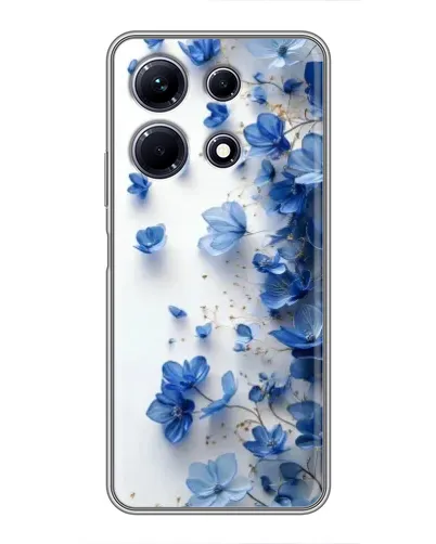 Чехол для Infinix Note 30 с картинкой «Голубой цветочный каскад» Чехол для Infinix Note 30 с картинкой «Голубой цветочный каскад»