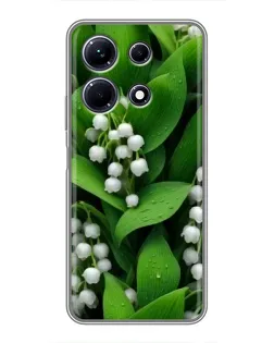 Чехол для Infinix Note 30 с картинкой «Ландыши в зелени»
