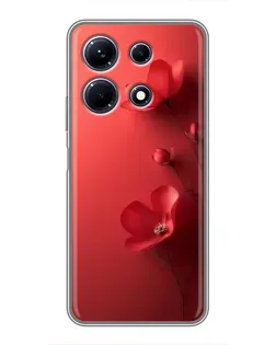 Чехол для Infinix Note 30 с картинкой «Маковые соцветия»