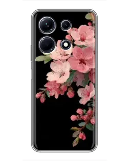Чехол для Infinix Note 30 с картинкой «Розовая ветка сакуры»