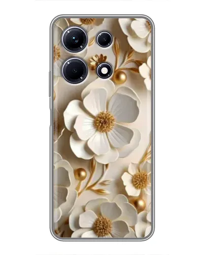 Чехол для Infinix Note 30 с картинкой «Белие бумажние цвети» Чехол для Infinix Note 30 с картинкой «Белие бумажние цвети»