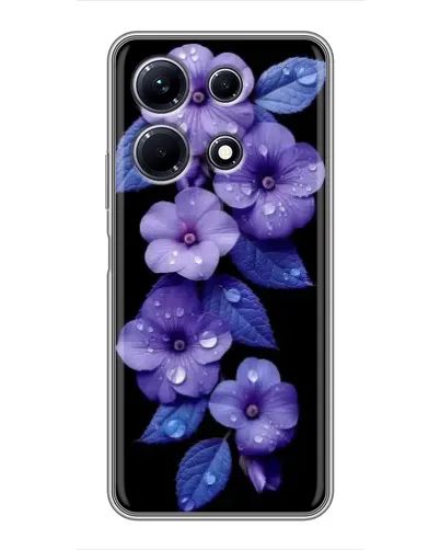 Чехол для Infinix Note 30 с картинкой «Фиолетовые цветы с росою» Чехол для Infinix Note 30 с картинкой «Фиолетовые цветы с росою»