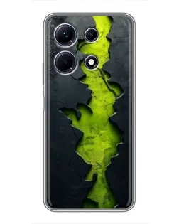 Чохол для Infinix Note 30 з картинкою «Салатовий розлом скелі» Чохол для Infinix Note 30 з картинкою «Салатовий розлом скелі»