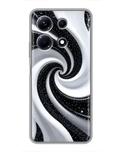 Чохол для Infinix Note 30 з картинкою «Чорно-біла спіраль» Чохол для Infinix Note 30 з картинкою «Чорно-біла спіраль»