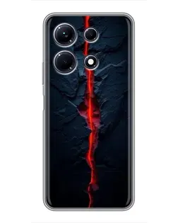 Чохол для Infinix Note 30 з картинкою «Червона лавова тріщина»