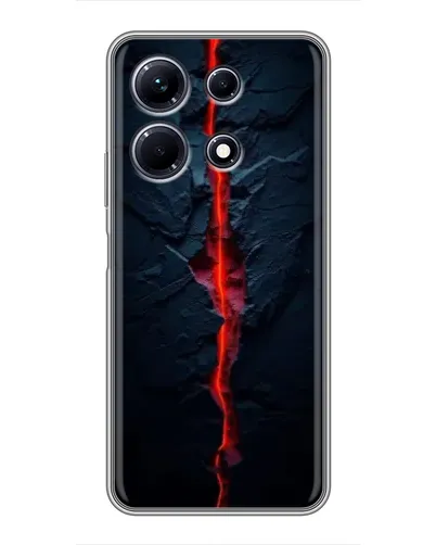Чохол для Infinix Note 30 з картинкою «Червона лавова тріщина»