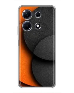 Чохол для Infinix Note 30 з картинкою «Геометрія помаранчевих кіл»