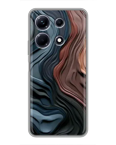 Чохол для Infinix Note 30 з картинкою «Кольорові хвилі каньйону»