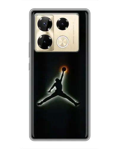 Чехол для Infinix Note 40 Pro с картинкой «Jordan Gradient Logo»