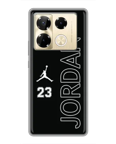 Чехол для Infinix Note 40 Pro с картинкой «Jordan Vertical»