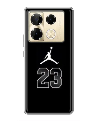 Чехол для Infinix Note 40 Pro с картинкой «Jordan Flight 23»