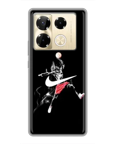 Чехол для Infinix Note 40 Pro с картинкой «Jordan Jumpman»