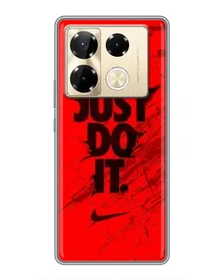 Чехол для Infinix Note 40 Pro с картинкой «Nike Just Do It»